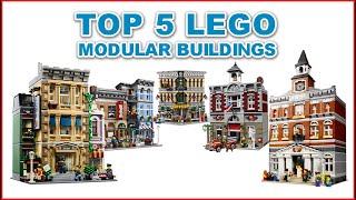 COMPILATION Top 5 Creator Expert Modular Buildings Speed Build  Brick Builder [upl. by Frida]