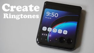 How To Set Custom Ringtones  Notification Sounds On Motorola Razr Plus  40 Ultra [upl. by Betteanne]