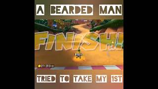 SOMEONE TRIED TO TAKE MY 1ST Mario Kart 8 Deluxe shorts mariokart nintendo gaming beard mk8d [upl. by Aihsilat]