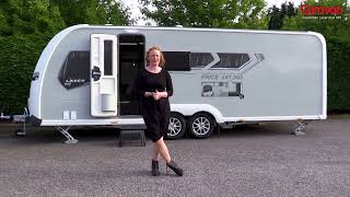 Luxurious 8ftwide fourberth tourer with an Lshaped lounge – the perfect caravan for couples [upl. by Trev]