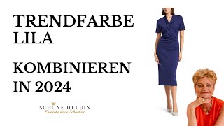 Trendfarbe Lila kombinieren in 2024  Outfit Ideen [upl. by Loux]