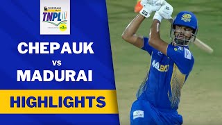 Highlights Chepauk Super Gillies vs Siechem Madurai Panthers  TNPL [upl. by Trilbee106]