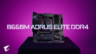 B660M AORUS ELITE DDR4  BEST VALUE GO ELITE  Trailer [upl. by Colman463]