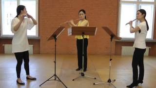 Leonardo de Lorenzo  I tre virtuosi Flute East Trio [upl. by Dianemarie]