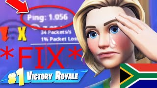 How To Get Lower PingFix on Fortnite South Africa 2022 [upl. by Ludvig]