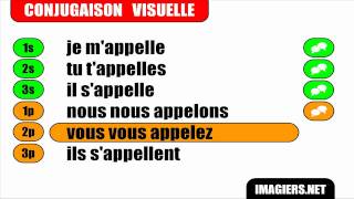 French verb conjugation  Sappeler  Indicatif Présent [upl. by Ashli]