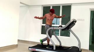 Uptown Funk by Bruno Mars Dance on Treadmill [upl. by Esimorp616]