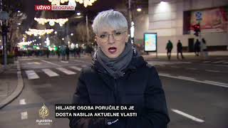 Jelena Glušac o protestima u Beogradu [upl. by Eimyaj]