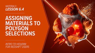 64  MATERIALS  Assigning Materials To Polygon Selections in Houdini [upl. by Myca]