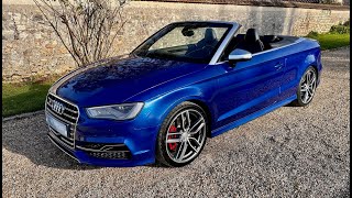 AUDI S3 III cabriolet 20 TFSI 300 CV de 2015 à vendre chez GT VINTAGE CLASSIC CARS [upl. by Acinhoj267]