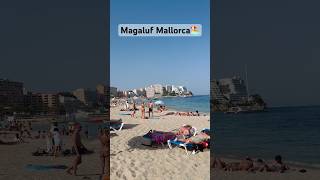 Magaluf beach 🏖️ Palma de Mallorca mallorcashortsviralshortsyoutubeshorts [upl. by Studdard]