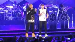 Justin Timberlake amp Jay Z  Holy Grail Live at Barclays Center [upl. by Ellebana283]