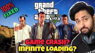 FIXED GTA 5 CRASH amp INFINITE LOADING  GTA 5 Mods 2024  HindiUrdu  THE NOOB [upl. by Ttehr]