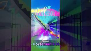 The Horsemans Blade Exotic 14 🤤 on weapon fighting simulator on Roblox [upl. by Anelegna634]