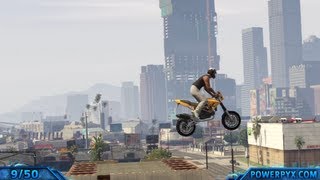 Grand Theft Auto V GTA V  All Monster Stunt Jump Locations Show Off Trophy  Achievement Guide [upl. by Enaek]