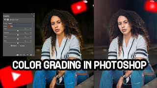 color grading photoshop تون للصور [upl. by Tobie]