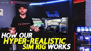 Boosted Media Full Sim Rig amp Studio Tour [upl. by Baerman]