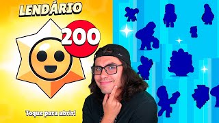 200 STARR DROPS LENDÁRIOS LIBERAM QUANTOS BRAWLERS Brawl Stars [upl. by Nemra]