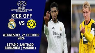 Real Madrid Vs Dortmund  UEFA Champions League 2024  Fixtures [upl. by Redfield]