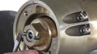 Fitting a Darglow Saildrive FeatherStream Propeller final [upl. by Havstad572]