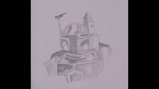 How To Sketch Star Wars Boba Fett [upl. by Alina]