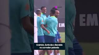 NÃO RECUPERARAM BOLACASTIGO 😳 Endrick Estêvão e Beraldo passaram no corredor polonês shorts [upl. by Aneelak]