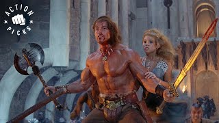 Epic Final Battle Against The Behemoth Full Scene  Conan The Destroyer [upl. by Brigida562]