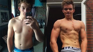 16 Year Old Incredible 1 Year Body Transformation [upl. by Ytirahc]