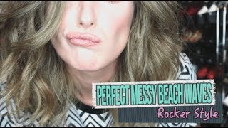 BEACH WAVES TUTORIAL  HOW TO STYLE A LOB  EASY EVERYDAY HAIR TUTORIAL  Shenae GrimesBeech [upl. by Donni842]