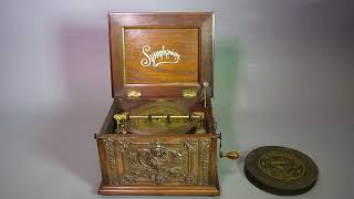 Antique Symphonion Disc Music Box [upl. by Neeven969]