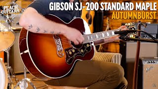 Gibson SJ200 Standard Maple  Autumnburst [upl. by Ltihcox433]