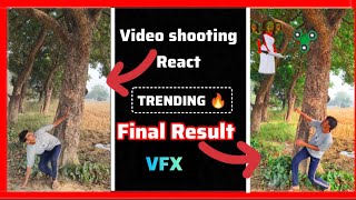 VFX Shooting React amp Result Trending Vfx Editing Technical Improvement [upl. by Annauqaj]