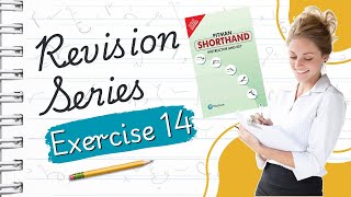 Pitman English Shorthand  Exercise  14 quotREVISION SERIESquot Avoid Common Shorthand Mistakes [upl. by Kcireddor]