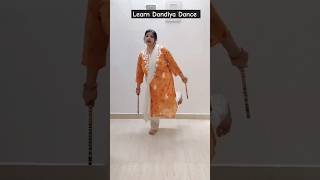 Dandiya Dance Steps youtubeshorts garbadance shortvideo shrutidancestudio [upl. by Iahk]