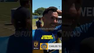 Tevez y el Bambino pons luego de la victoria en la copa potrero [upl. by Ahsienahs]