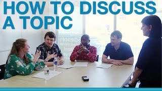 How to discuss a topic in a group [upl. by Rondi170]