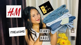 ￼Affordable jeans￼￼ haul must have jeans in wardrobe HampM off duty Freakins jeans review ￼￼￼ [upl. by Sherm]