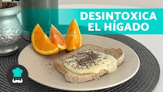 DESAYUNO SALUDABLE para el HÍGADO GRASO 🍞🥬  Dieta para Hígado Graso ✅ [upl. by Lavelle]