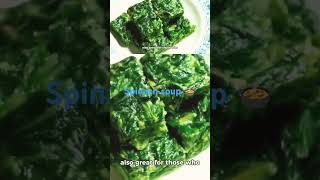 Spinach soup soup food cooking recipe spinach [upl. by Ahsemik]