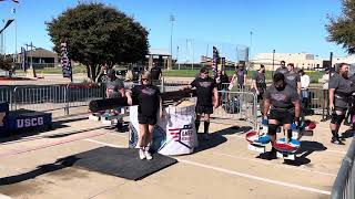 Bulldog vs Bear Racing with 285lbs per hand🏁 [upl. by Yoj]