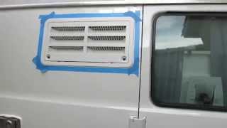 RV refrigerator vent replacement [upl. by Aevin]