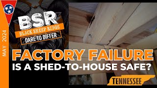 SHEDTOHOUSE CONVERSION  ROOF TRUSS ISSUE [upl. by Richmound46]