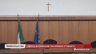 30 OTTOBRE 2024  FRANCAVILLA FONTANA BR  DROGA 18 CONDANNE TRA BRINDISI E TARANTO [upl. by Press]