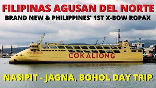 Nasipit to Jagna Bohol Philippines Ferry  Filipinas Agusan del Norte  Cokaliong Shipping Lines [upl. by Derdle]