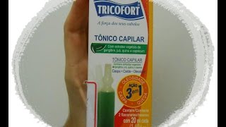 Resenha Tônico Tricofort e Aplicação [upl. by Eneli425]