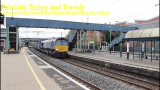 Direct Rail Service Class 66 No 66431 “Kingmoor TMD” at Wolverton Railway Station 23rd October 2024 [upl. by Stiles]