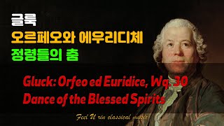 정령들의 춤  글룩 오르페오와 에우리디체  Dance of the Blessed Spirits  Act 2  Ballo Andante [upl. by Yriek]