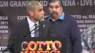 Cotto vs Mayorga Press Conference [upl. by Llert]