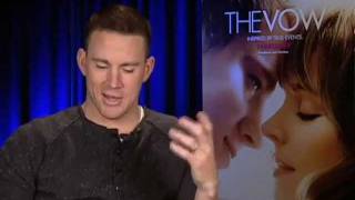 Channing Tatum  The Vow Interview with Tribute [upl. by Amles909]