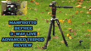 Manfrotto Befree 3Way Live Advanced Tripod Review [upl. by Conlee]